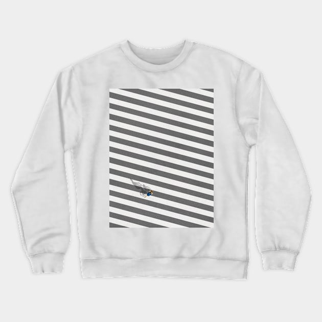 Shibuya Intersection Tokyo | Aerial Illustration Crewneck Sweatshirt by From Above